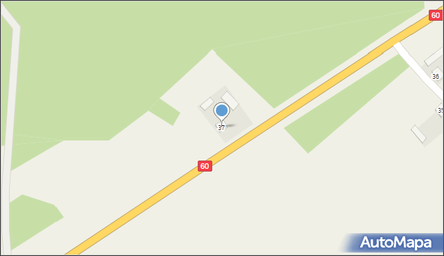 Krajkowo, Krajkowo, 37, mapa Krajkowo