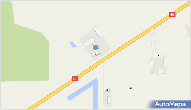 Krajkowo, Krajkowo, 39, mapa Krajkowo