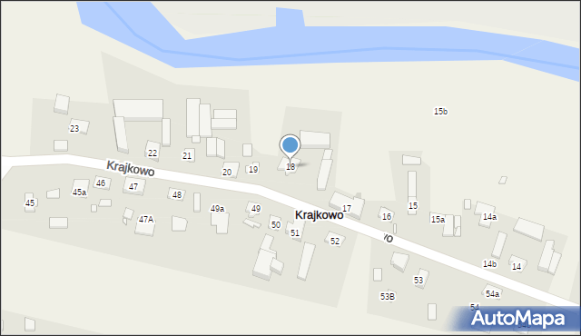 Krajkowo, Krajkowo, 18, mapa Krajkowo