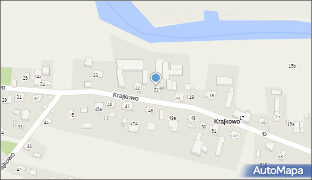 Krajkowo, Krajkowo, 21, mapa Krajkowo