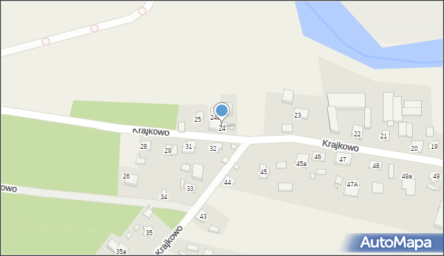 Krajkowo, Krajkowo, 24, mapa Krajkowo