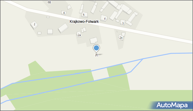 Krajkowo, Krajkowo, 2C, mapa Krajkowo