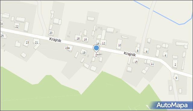 Krajnik, Krajnik, 17, mapa Krajnik