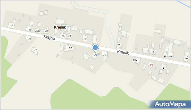 Krajnik, Krajnik, 23, mapa Krajnik