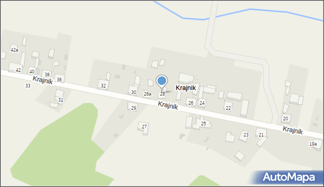 Krajnik, Krajnik, 28, mapa Krajnik