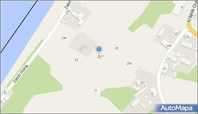 Krajnik Dolny, Krajnik Dolny, 22, mapa Krajnik Dolny