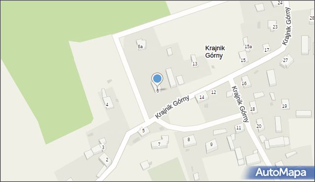 Krajnik Górny, Krajnik Górny, 6, mapa Krajnik Górny