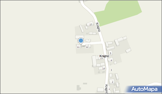 Krajno, Krajno, 11a, mapa Krajno