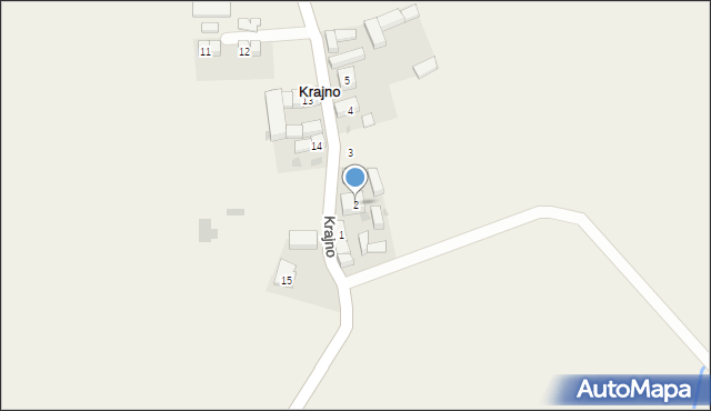 Krajno, Krajno, 2, mapa Krajno