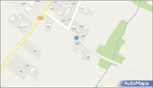 Krajno Drugie, Krajno Drugie, 148, mapa Krajno Drugie