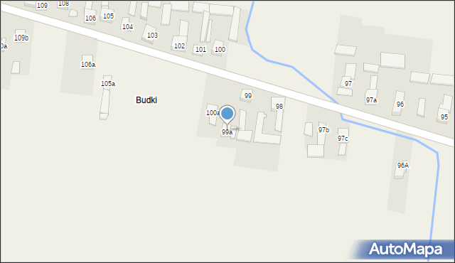 Krajno Drugie, Krajno Drugie, 99a, mapa Krajno Drugie