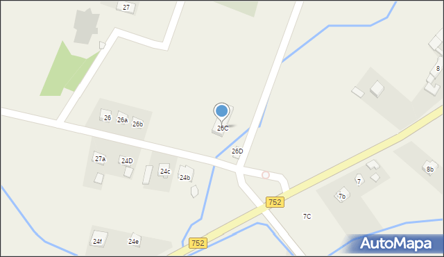 Krajno-Parcele, Krajno-Parcele, 26C, mapa Krajno-Parcele