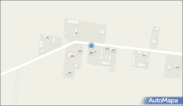 Krajno-Parcele, Krajno-Parcele, 45c, mapa Krajno-Parcele