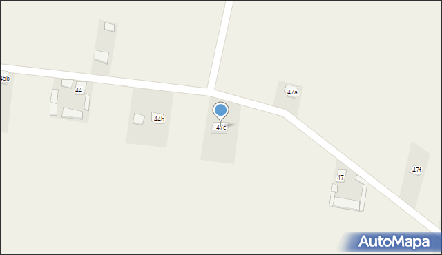 Krajno-Parcele, Krajno-Parcele, 47c, mapa Krajno-Parcele