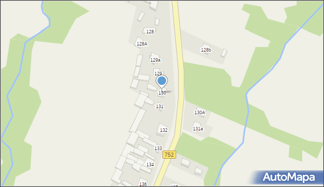 Krajno Pierwsze, Krajno Pierwsze, 130, mapa Krajno Pierwsze