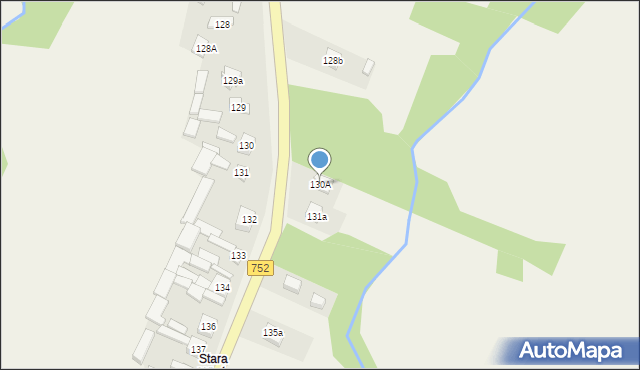 Krajno Pierwsze, Krajno Pierwsze, 130A, mapa Krajno Pierwsze