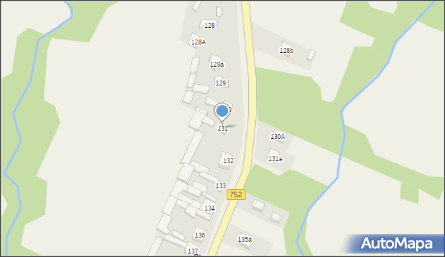 Krajno Pierwsze, Krajno Pierwsze, 131, mapa Krajno Pierwsze