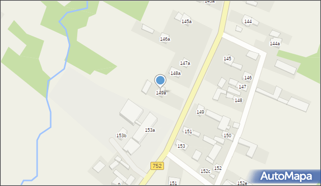 Krajno Pierwsze, Krajno Pierwsze, 149a, mapa Krajno Pierwsze