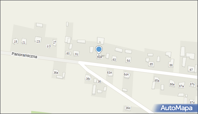 Krajno Pierwsze, Krajno Pierwsze, 62a, mapa Krajno Pierwsze