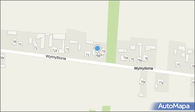 Krajno Pierwsze, Krajno Pierwsze, 70a, mapa Krajno Pierwsze