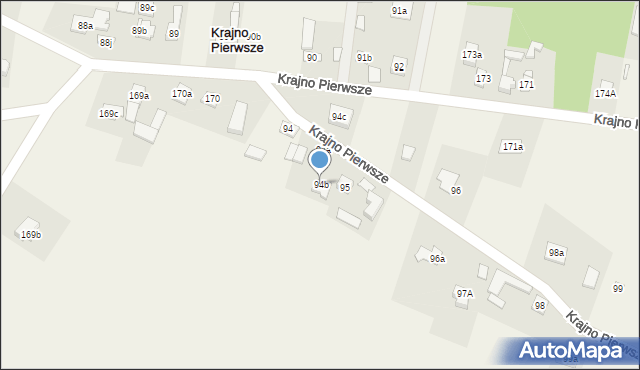 Krajno Pierwsze, Krajno Pierwsze, 94b, mapa Krajno Pierwsze