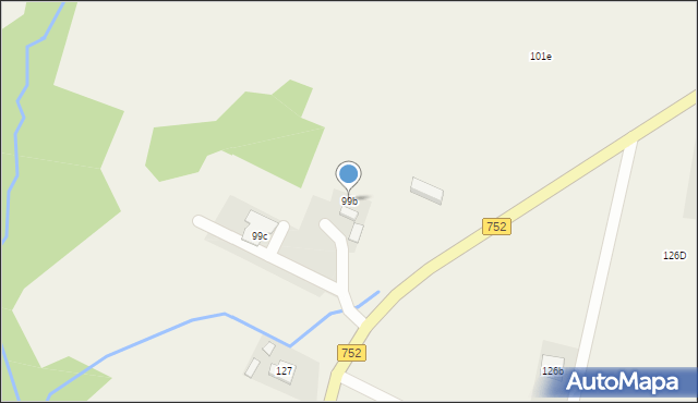 Krajno Pierwsze, Krajno Pierwsze, 99b, mapa Krajno Pierwsze