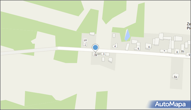 Krajno-Zagórze, Krajno-Zagórze, 3a, mapa Krajno-Zagórze