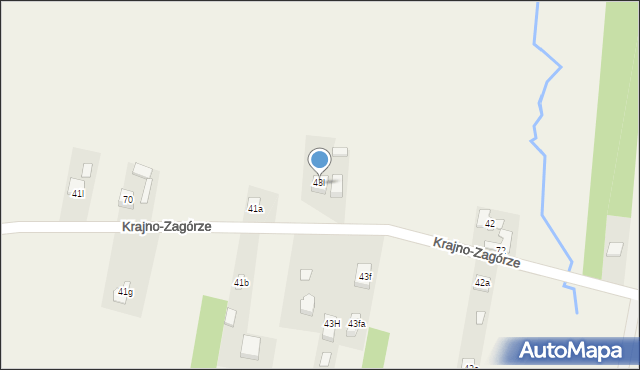 Krajno-Zagórze, Krajno-Zagórze, 48b, mapa Krajno-Zagórze