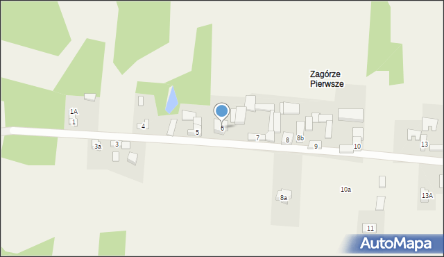 Krajno-Zagórze, Krajno-Zagórze, 6, mapa Krajno-Zagórze