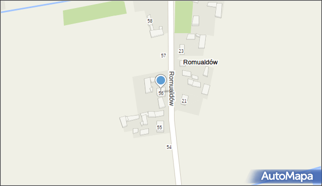 Krajów, Krajów, 56, mapa Krajów