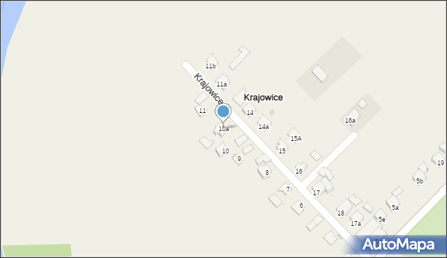 Krajowice, Krajowice, 10a, mapa Krajowice