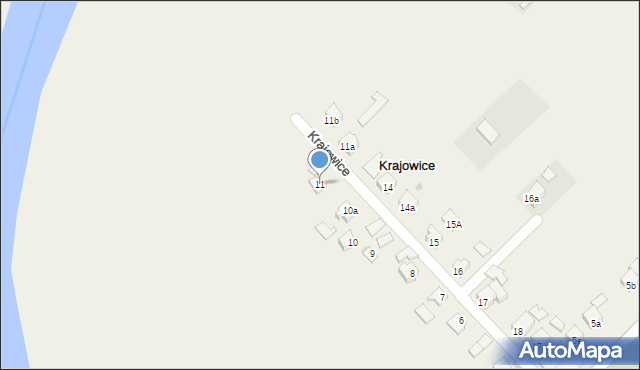 Krajowice, Krajowice, 11, mapa Krajowice