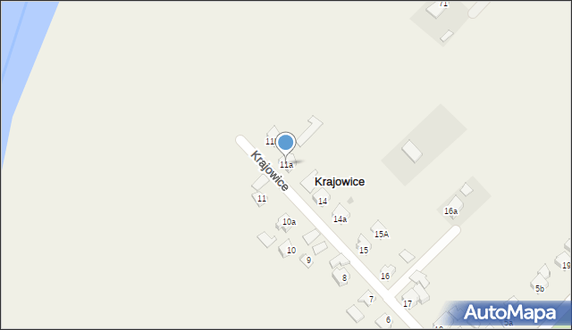 Krajowice, Krajowice, 11a, mapa Krajowice