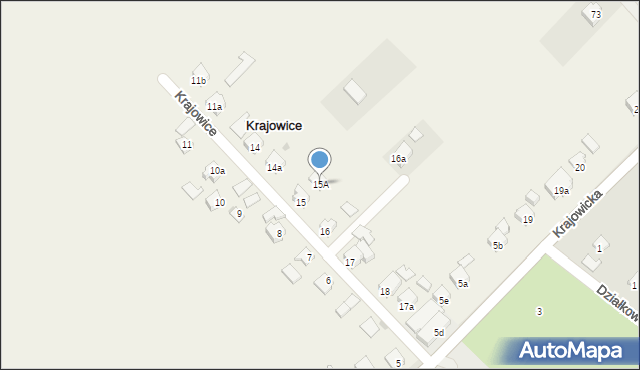 Krajowice, Krajowice, 15A, mapa Krajowice