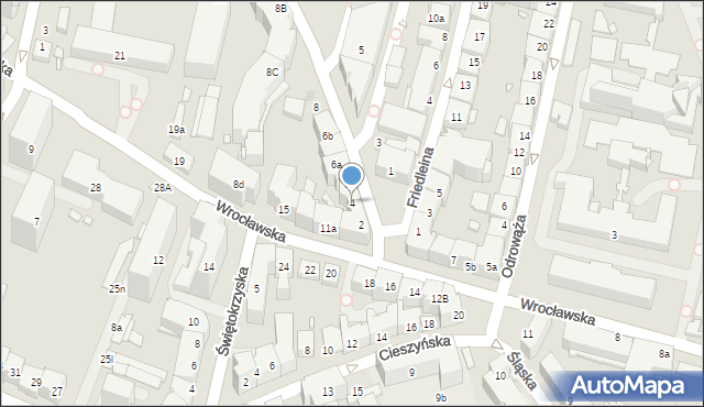 Kraków, Króla Władysława Łokietka, 4, mapa Krakowa