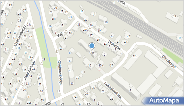 Kraków, Króla Bolesława Chrobrego, 35b, mapa Krakowa