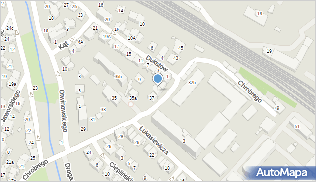 Kraków, Króla Bolesława Chrobrego, 41, mapa Krakowa