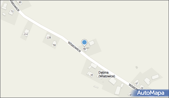 Krakuszowice, Krakuszowice, 56, mapa Krakuszowice