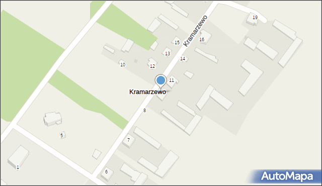 Kramarzewo, Kramarzewo, 9, mapa Kramarzewo