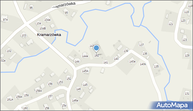 Kramarzówka, Kramarzówka, 142, mapa Kramarzówka