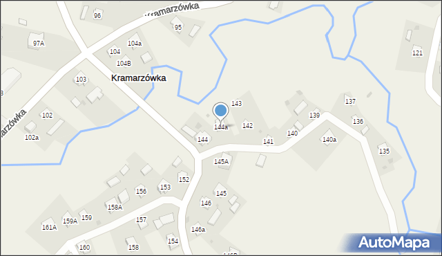 Kramarzówka, Kramarzówka, 144a, mapa Kramarzówka