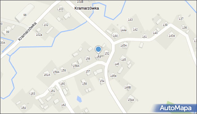 Kramarzówka, Kramarzówka, 153, mapa Kramarzówka