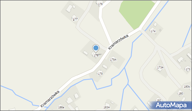 Kramarzówka, Kramarzówka, 178, mapa Kramarzówka