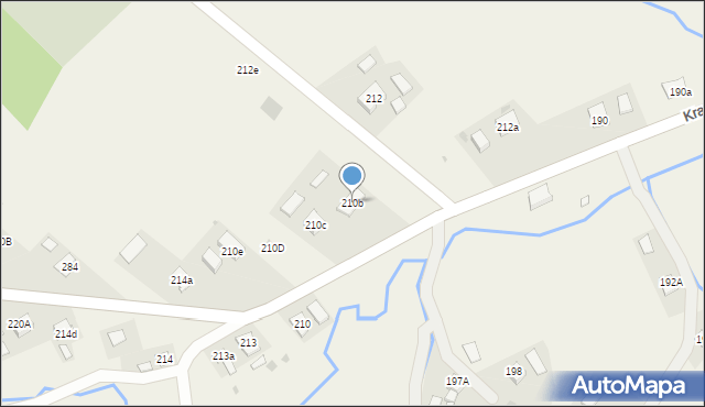 Kramarzówka, Kramarzówka, 210b, mapa Kramarzówka