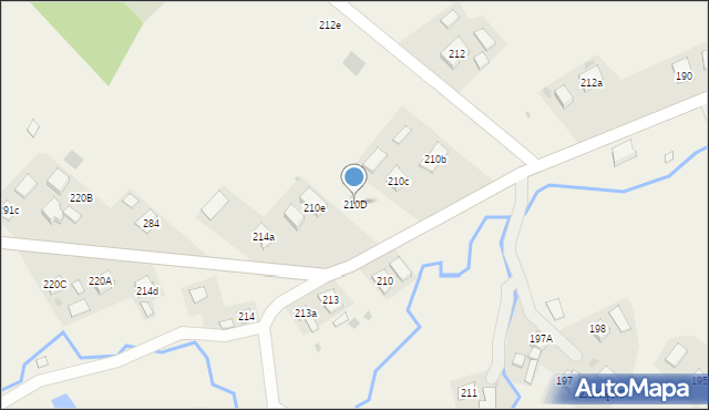 Kramarzówka, Kramarzówka, 210D, mapa Kramarzówka