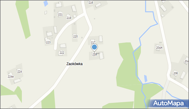 Kramarzówka, Kramarzówka, 218, mapa Kramarzówka