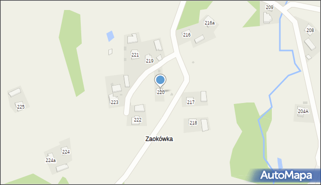 Kramarzówka, Kramarzówka, 220, mapa Kramarzówka