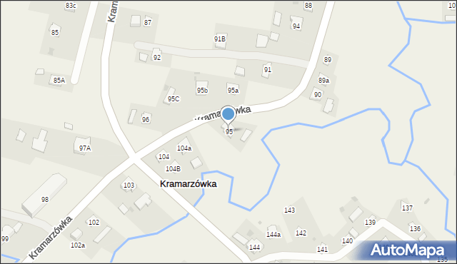 Kramarzówka, Kramarzówka, 95, mapa Kramarzówka