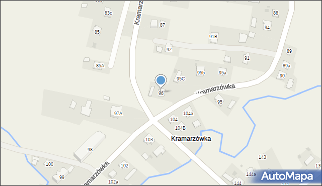 Kramarzówka, Kramarzówka, 96, mapa Kramarzówka