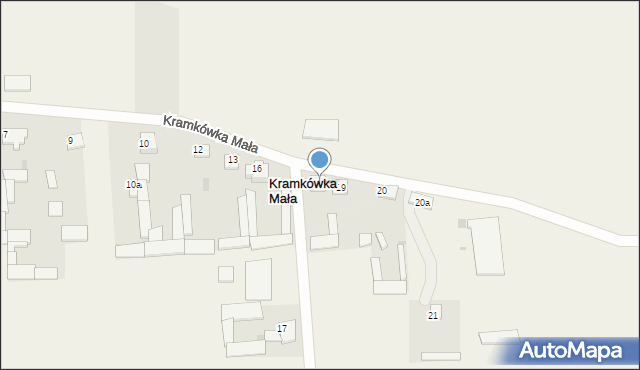 Kramkówka Mała, Kramkówka Mała, 18, mapa Kramkówka Mała